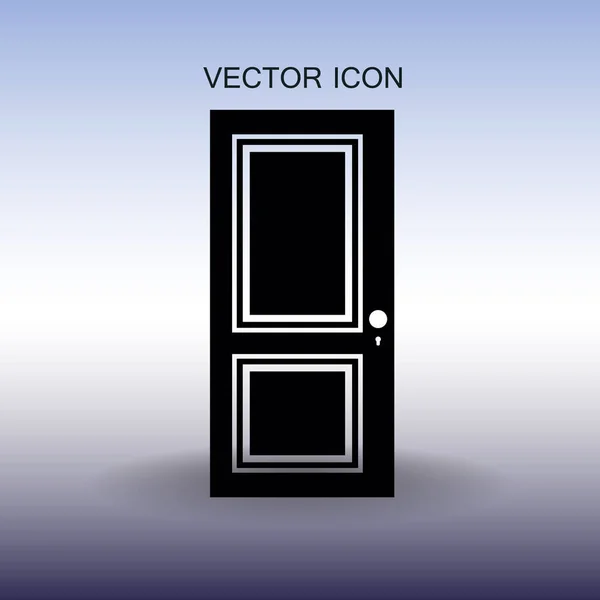 Ilustración vectorial puerta cerrada — Archivo Imágenes Vectoriales