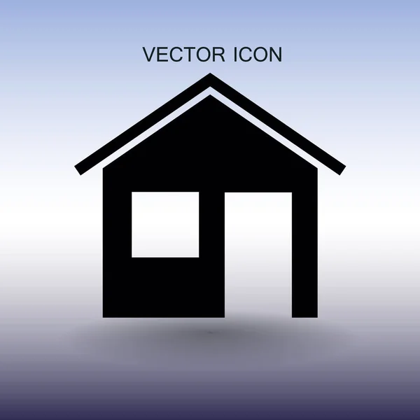 Cottage icono vector ilustración — Vector de stock