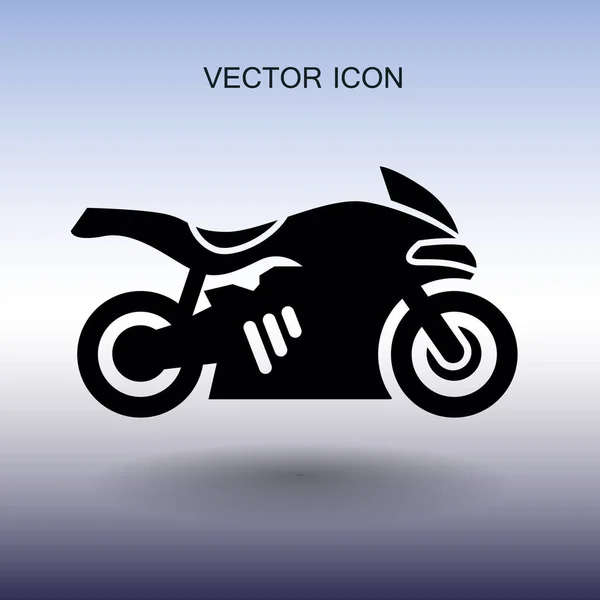 Ilustrace vektoru ikony motocyklu — Stockový vektor