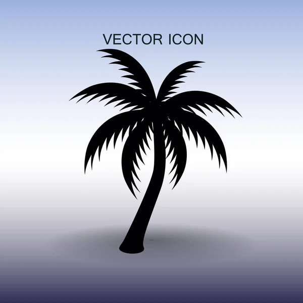 Palm tree icon vector illustration — Stock Vector