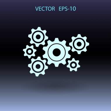 Vites simgesi. vektör illüstrasyonu