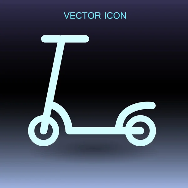 Scooter icono vector ilustración — Vector de stock