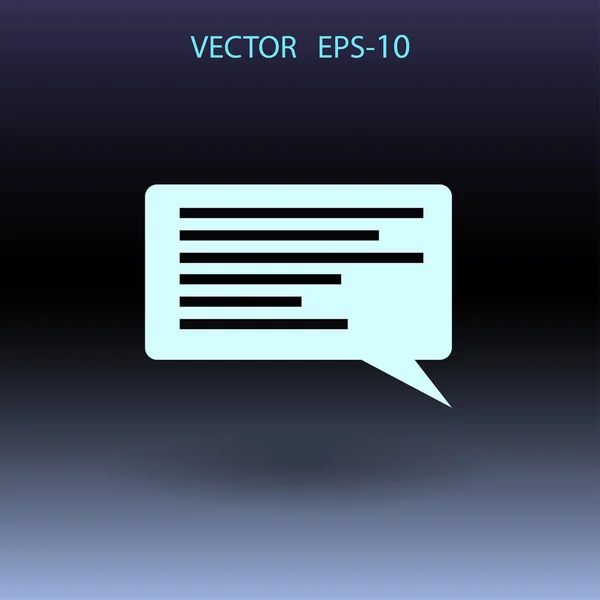 Ikon komunikasi yang datar. ilustrasi vektor - Stok Vektor
