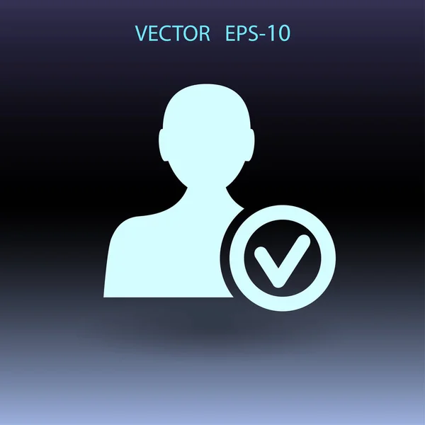 Tambahkan ikon teman. Ilustrasi vektor - Stok Vektor