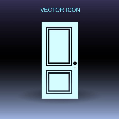 kapı vektör çizim kapalı