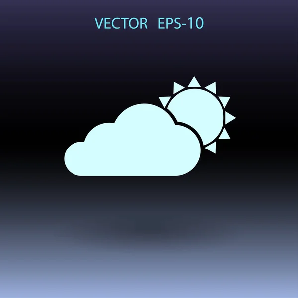 Icono del tiempo. ilustración vectorial — Vector de stock