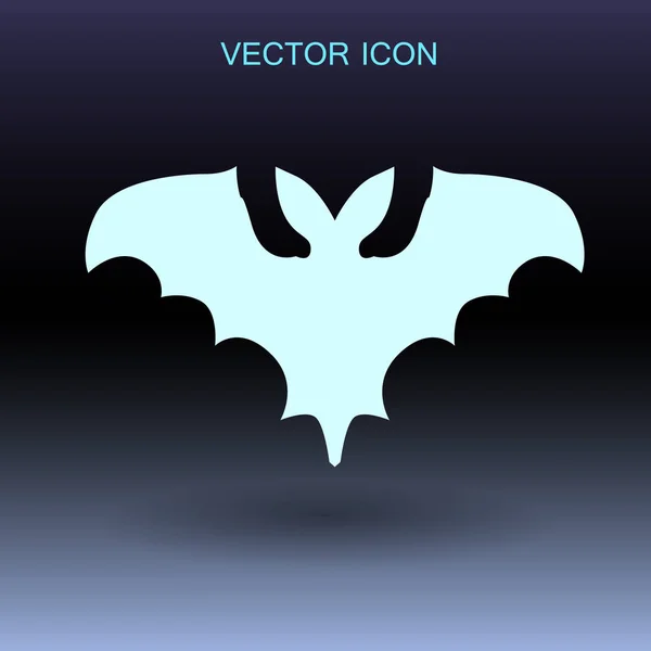 Flying bat vector illustration — Stock Vector