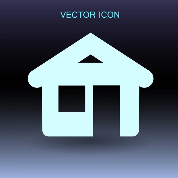 Startseite Icon Vektor Illustration — Stockvektor