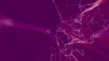 Pleksus teknoloji ve mühendislik arka plan ile özgün organik hareket soyut