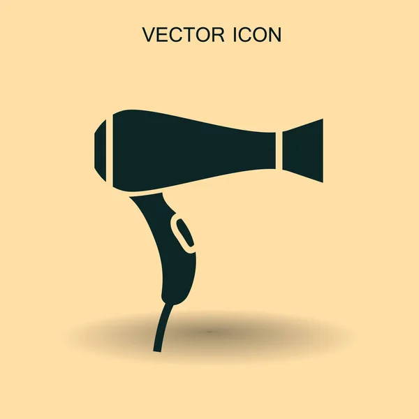 Icône de sèche-cheveux illustration vectorielle — Image vectorielle