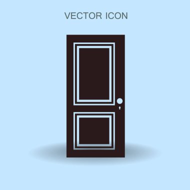 kapı vektör çizim kapalı