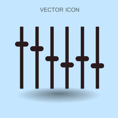 retro tarzı vektör çizim içinde ekolayzır