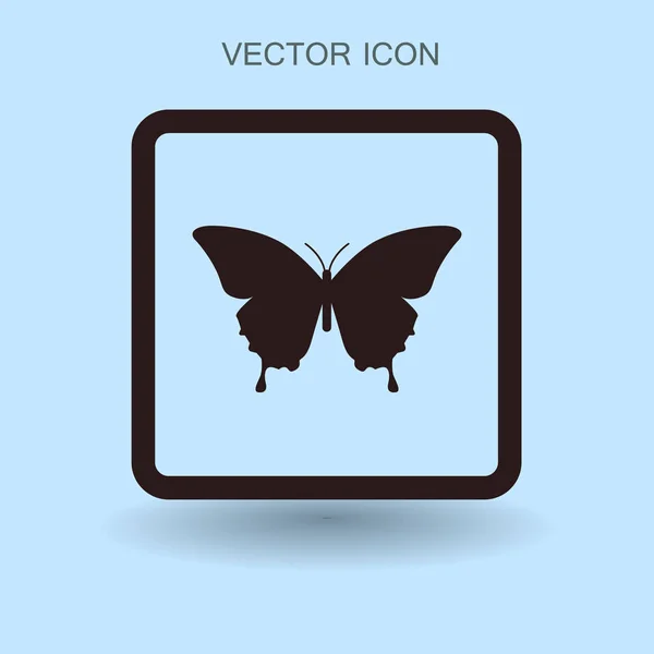 Butterfly framed vector illustration — Stock Vector