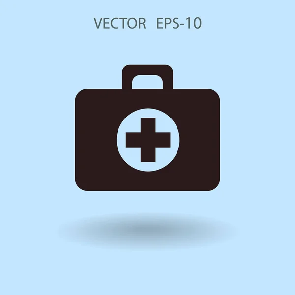 Ambulante Icon-Vektor-Illustration — Stockvektor