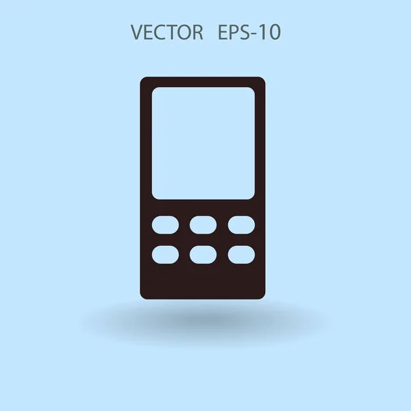 Плоская икона сотового телефона. векторная иллюстрация — стоковый вектор