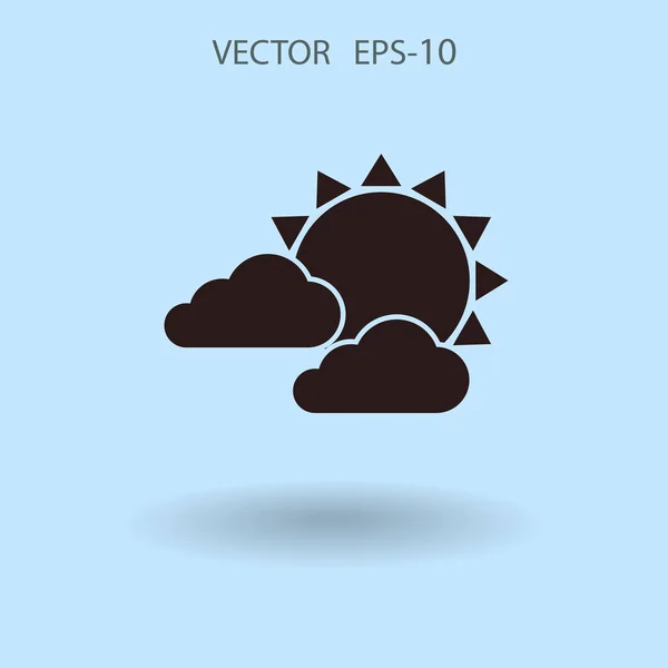 Icône météo. illustration vectorielle — Image vectorielle