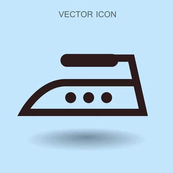 Dampfbügeleisen Icon Vektor Illustration — Stockvektor