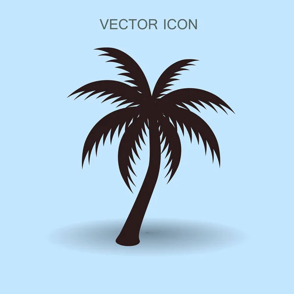 Palm tree icon vector illustration — Stock Vector