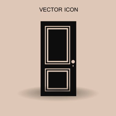 kapı vektör çizim kapalı