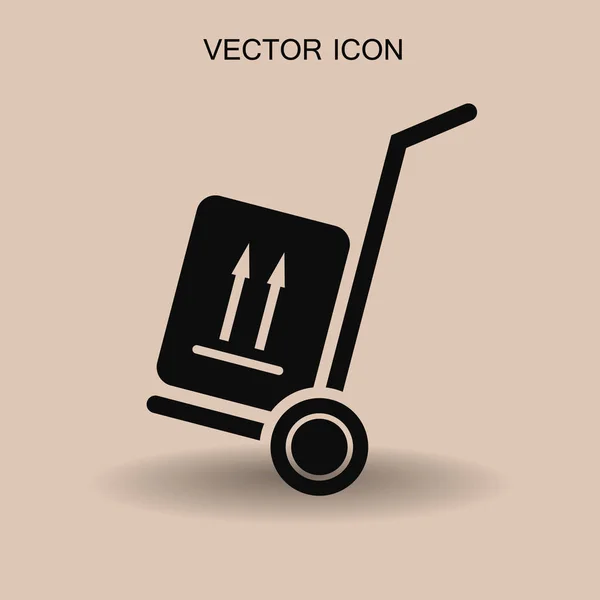 Icono de vector de carga plana — Vector de stock