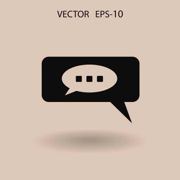 Pratande ikon. vektor illustration — Stock vektor