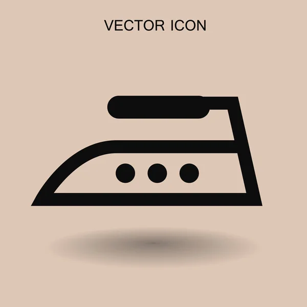 Steam iron icon vector illustration — Stock Vector