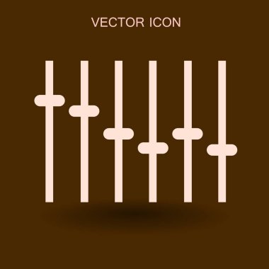 retro tarzı vektör çizim içinde ekolayzır