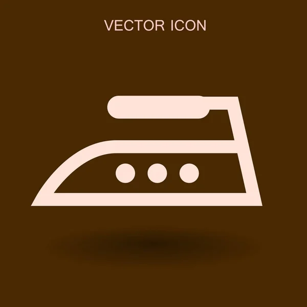 Ijzer stoom pictogram vectorillustratie — Stockvector