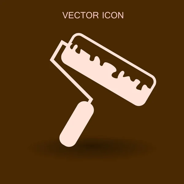 Roller schilderij pictogram vectorillustratie — Stockvector