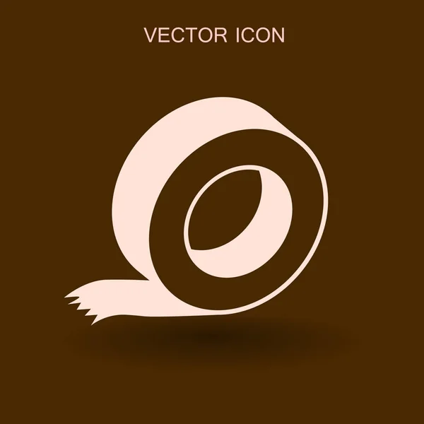 Reel van plakband vectorillustratie — Stockvector