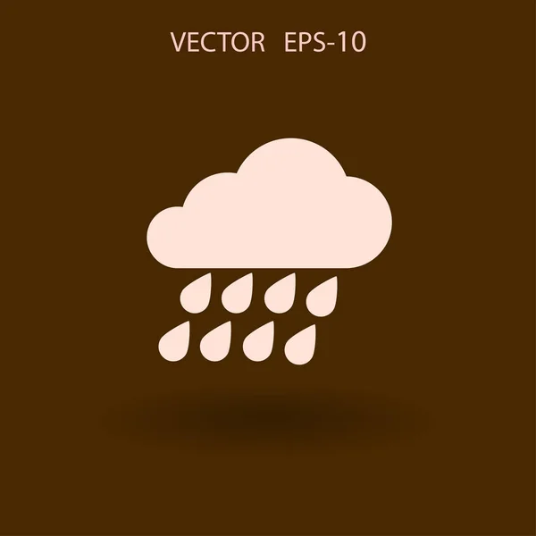Икона погоды. векторная иллюстрация — стоковый вектор