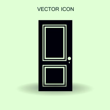 kapı vektör çizim kapalı