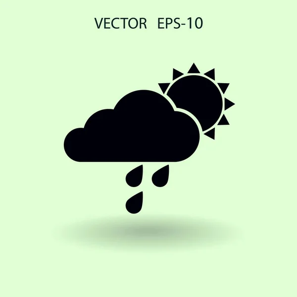 Icône météo. illustration vectorielle — Image vectorielle