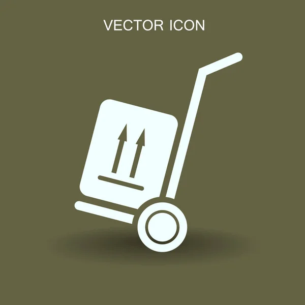 Icône vectorielle cargo plat — Image vectorielle
