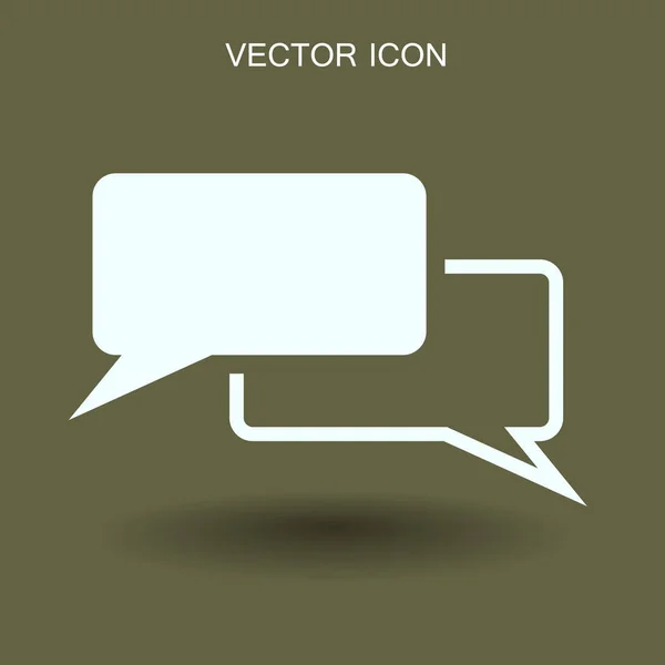 Dialog Icon Vektor Illustration — Stockvektor