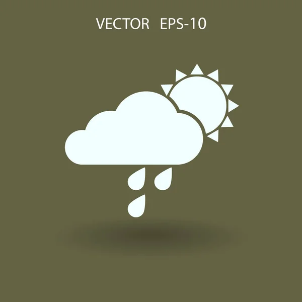 Icône météo. illustration vectorielle — Image vectorielle