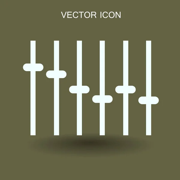 Retro tarzı vektör çizim içinde ekolayzır — Stok Vektör