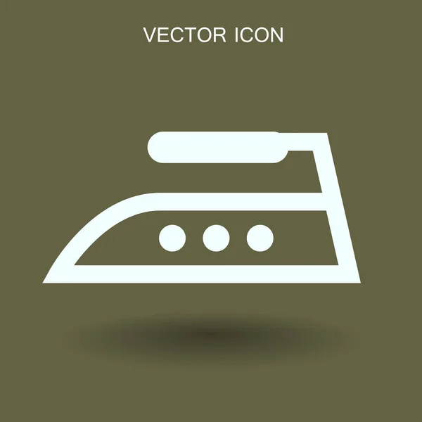 Steam iron icon vector illustration — Stock Vector