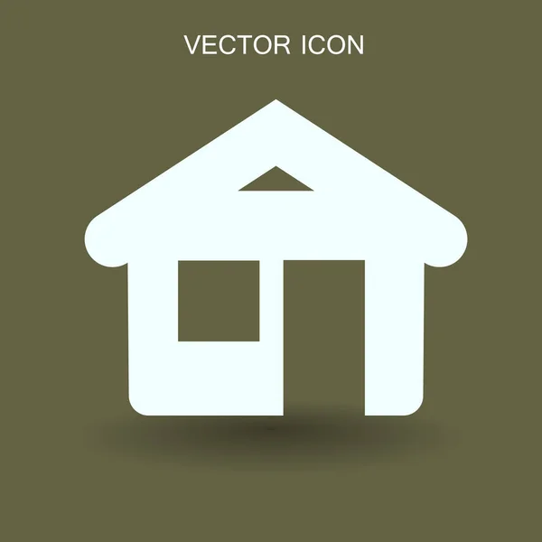 Illustration vectorielle icône maison — Image vectorielle
