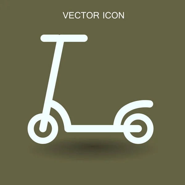 Icona scooter vettoriale illustrazione — Vettoriale Stock