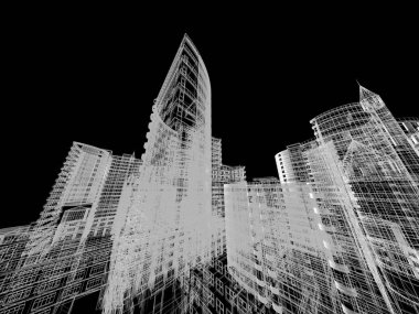 Mimari arka plan illüstrasyon