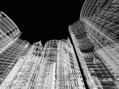 Mimari arka plan illüstrasyon