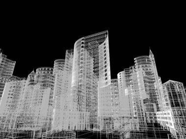 Mimari arka plan illüstrasyon