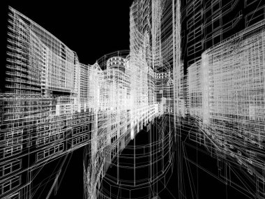 Mimari arka plan illüstrasyon