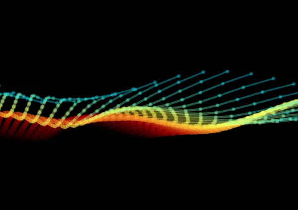 Abstraktní, technologií a inženýrství pozadí s původní organické prvky. Vektorové ilustrace — Stockový vektor