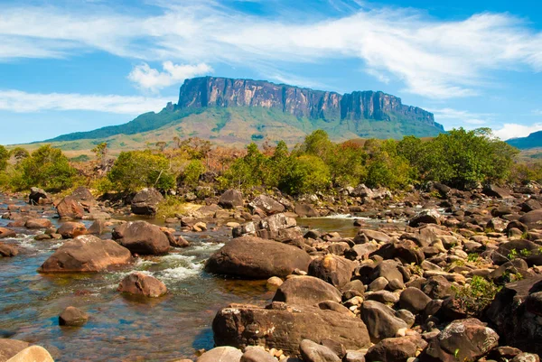 Kukenan Tepui, Gran Sabana, Venezuela görünümünü