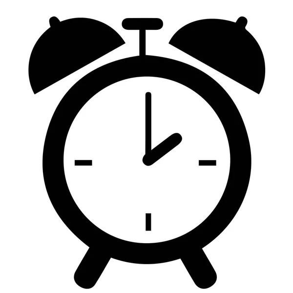 Ícone retro relógio despertador. Eps 10 ilustração vetorial — Vetor de Stock