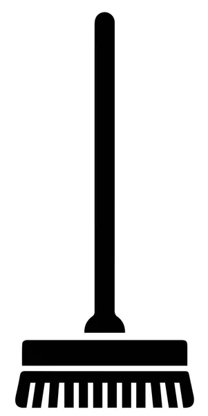 Icono de contorno de vector de escoba. Eps 10 ilustración vectorial — Archivo Imágenes Vectoriales