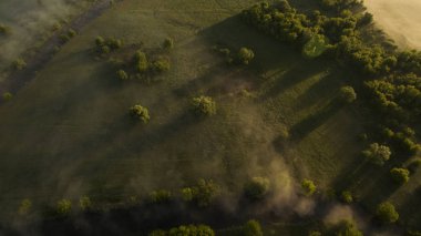 Bir dron ile güzel sahne