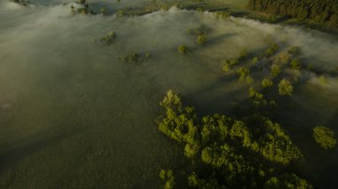 Bir dron ile güzel sahne